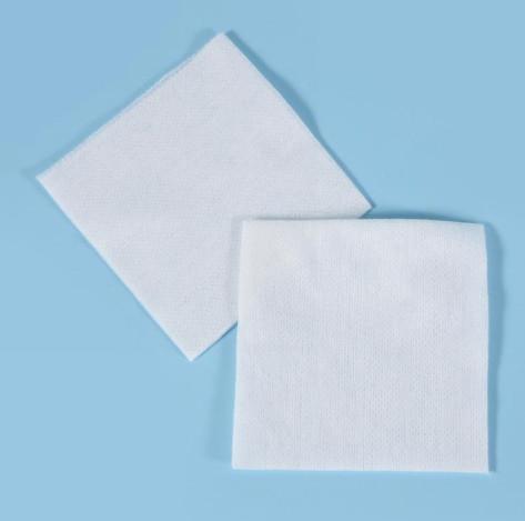 Non Woven Cotton Pad Wool Surgical Absorbent 85 93 Whiteness CE  FDA Disposable Wound non woven Pad Swab Non Woven Gauze Swab gauze sponge