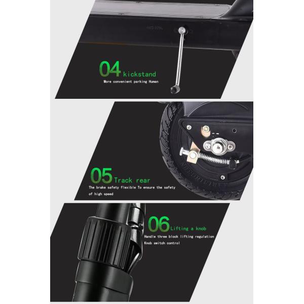 Yellow Commuter Folding Electric Scooter , 14.8kg Foldable Motorized Scooter