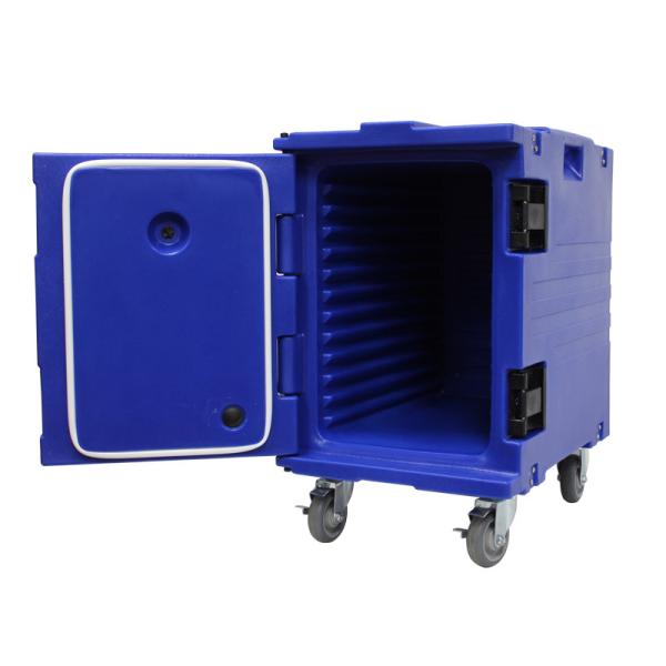 90L Camping Insulated Food Pan Carrier For Hot Food Blue