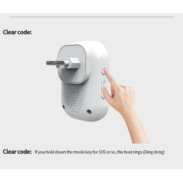 Custom Smart Home Security Package Wireless 433MHz Doorbell 300M Long Range