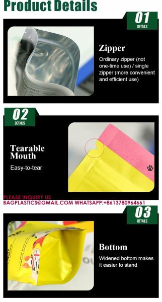 Resealable Food Packaging Stand Up Pouches Dried Fruit Snacks Zip Bags Self-Sealing Bags