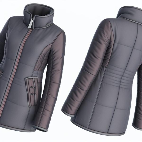 Experience Comfort and Protection with Our Self-heating Lining Woman Winter Coat Weather Resistant
