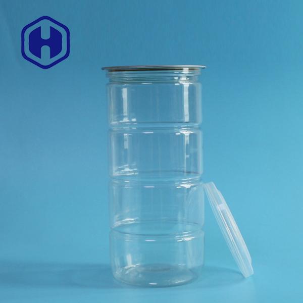 Кокос картошки консервных банок 900ml 30.7oz BPA свободный круглый ясный пластиковый откалывает EOE