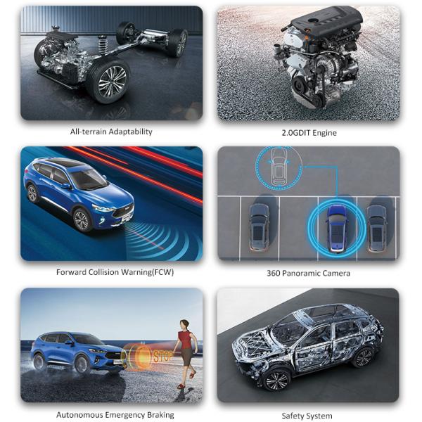 Left Hand Drive 5 Seats 5 Doors HAVAL F7 Used Automatic SUV 200km/H