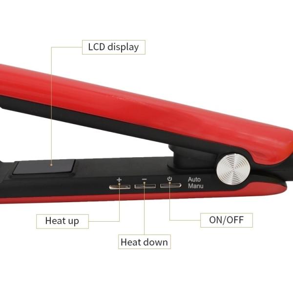 Titanium Plate Hair Straightener Curling Iron Salon Recommended Teeth Comb