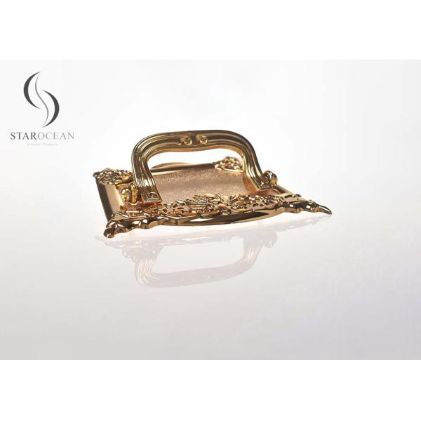 Роскошный дизайн Золото покрытое пластиковые рукоятки гроба Золото покрытое 100 кг подъемная масса P9802