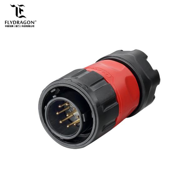 PBT Plastic 9 Pin DC 5A Circular Connector Waterproof Female Plug Male Socket Electrical Wire Plugs for LED Screen