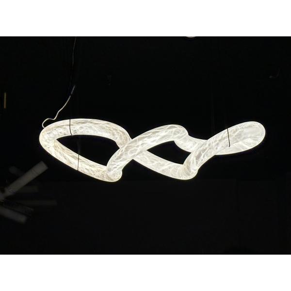 Luxury Alabaster Chandelier 70W Natural Stone Chandelier Dimmable