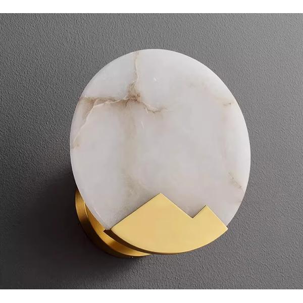 Luxury Alabaster Bedroom Bedside Wall Lamp Creative Staircase Aisle Art Decoration Background LED Wall Light