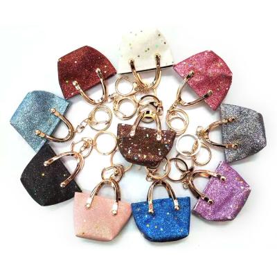 Lightweight 5cm Mini Purse Keychain With Silver Tassel Decoration