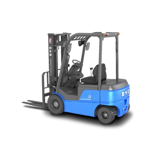Made In China BYD's  Four  Pivot Balance Weight 2.0-2.5 Ton Pure Electric Forklift For Single Drive