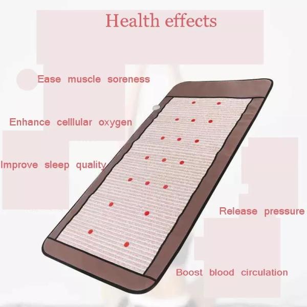 Negative Ions Balls Far Infrared Heating Mat Electromagnetic Pad With Stones