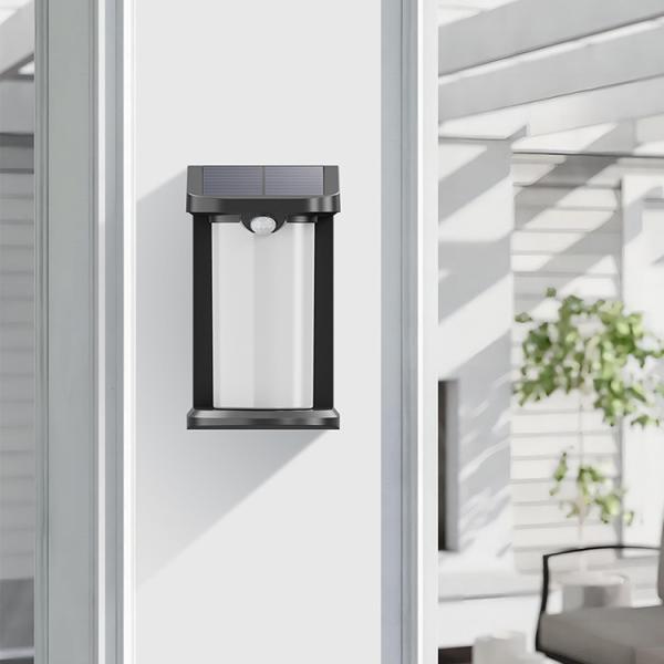 Solar Wall Light CRI 80 6000K-6500K Neutral White -5-50℃ Decorative Motion Sensor Action Solar Wall Mounted Light