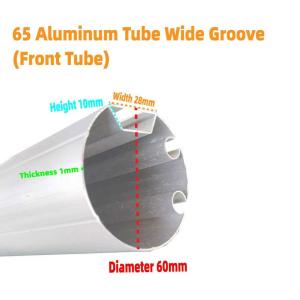 Sunshade Canopy Accessories  Industrial Aluminum Awning 65 Aluminium Tube