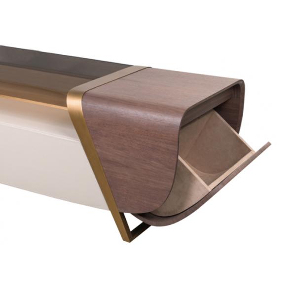 OEM ODM Durable Custom TV Cabinet Pine Wooden TV Rack  Anti Radiation