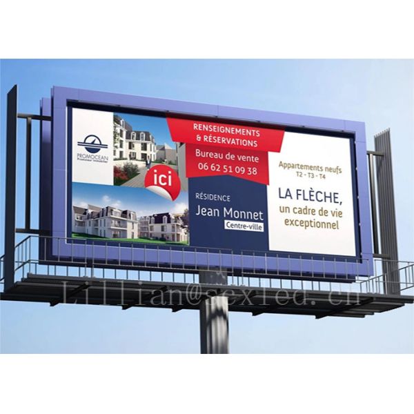 SMD3535 Full Color P8 LED Display 8000cd LED Billboard 3 Years Warranty