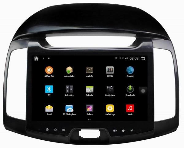 Ouchuangbo 9 inch big screen Android 4.4 car gps navigation system for Hyundai Elantra 2011