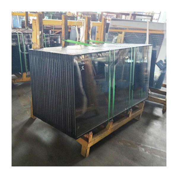 3mm-19mm Paredes divisorias de vidrio endurecido Azul claro / claro / tintado Vidrio aislado curvo personalizado de vidrio de doblado en caliente