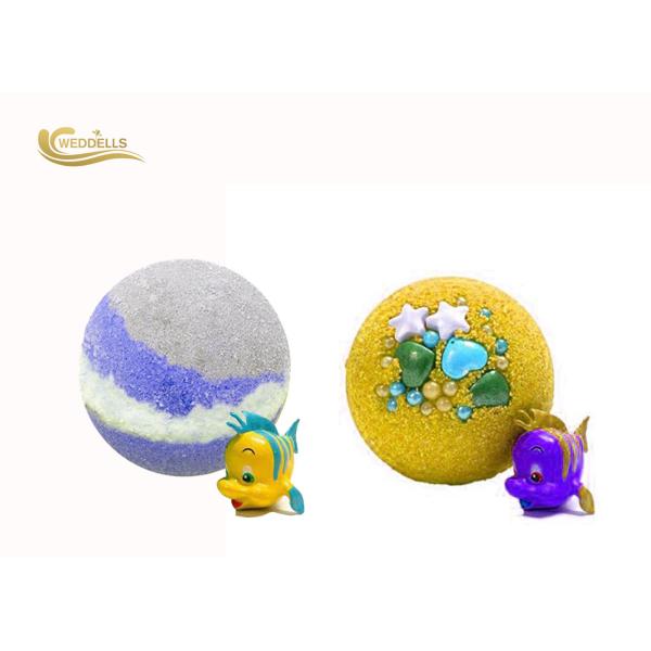 Grapefruit Kids Surprise Bath Bombs , Organic Toys Fizzy Shea Butter Bath Bomb