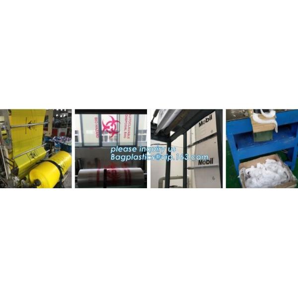 PE asbestos waste bags, Disposal Plastic Bag for Construction Waste, rubbish bag for asbestos fibers, bagplastics, bagea