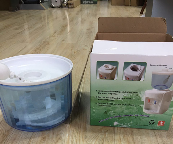 pot en plastique blanc de l'eau 13L minérale/pot d'épurateur eau potable pour le distributeur de l'eau