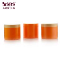 SRSQ 400g Pintado Color personalizado Plástico PP Crema Botella de exfoliante corporal PCR Material reciclado Matte Logotipo de impresión terminado disponible