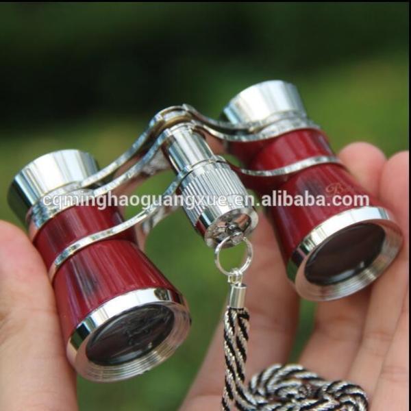 Elegant Metal Binoculars Opera Glasses 3x25 Roof Prism Type