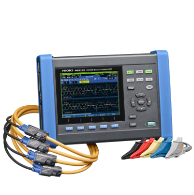 HIOKI PQ3100 3-Phase 4-Wire Power Quality Analyzer with EC61000-4-30 Class S Standards and 200 kHz Sampling Frequency