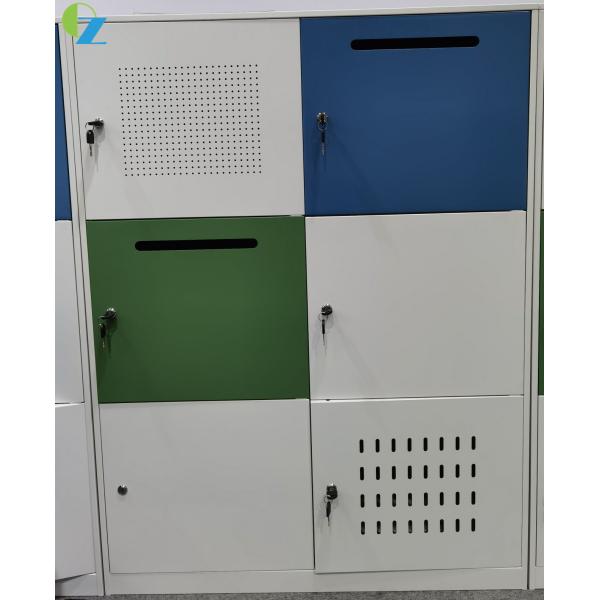 шкафчик 6 дверей начальной школы края 12mm красочный стальной с почтовым ящиком