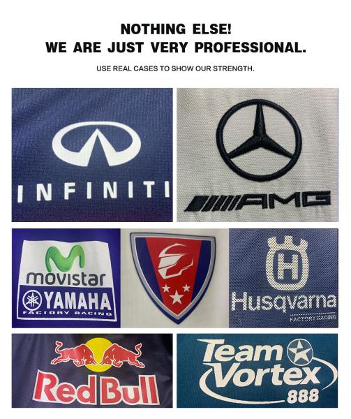 Roupas esportivas de corrida de motocicletas de automóveis OEM Custom Quick Dry Top Pit Crew Motorcycle Jacket