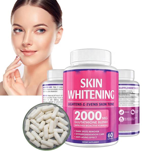 Effective Healthy Beauty Supplement gluta thione skin whitening capsules