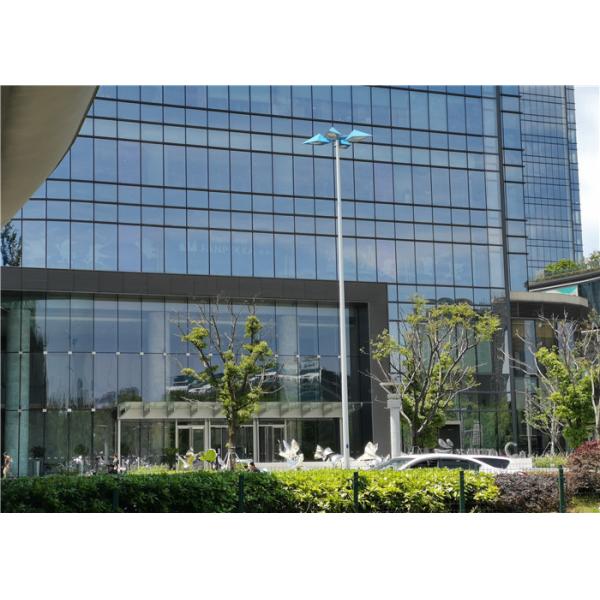 RAL Painted Conical High Mast Light Pole , Steel Electric Pole H25m Q235