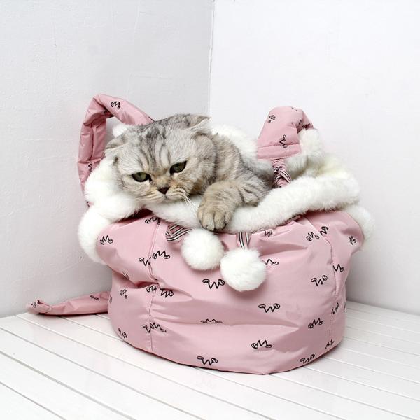  				Design Front Pet Fur Carrier Pet Outdoor Warm Dog Bags 	        
