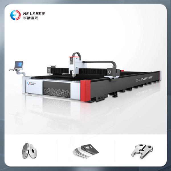 1530 Carbon Steel Laser Cutting Machine 1000W 2000W 3000W ±0.02mm Repeatability