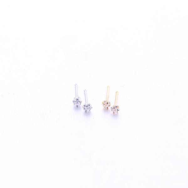 UK fashion body jewelry 16G star zircon piercing custom lip rings
