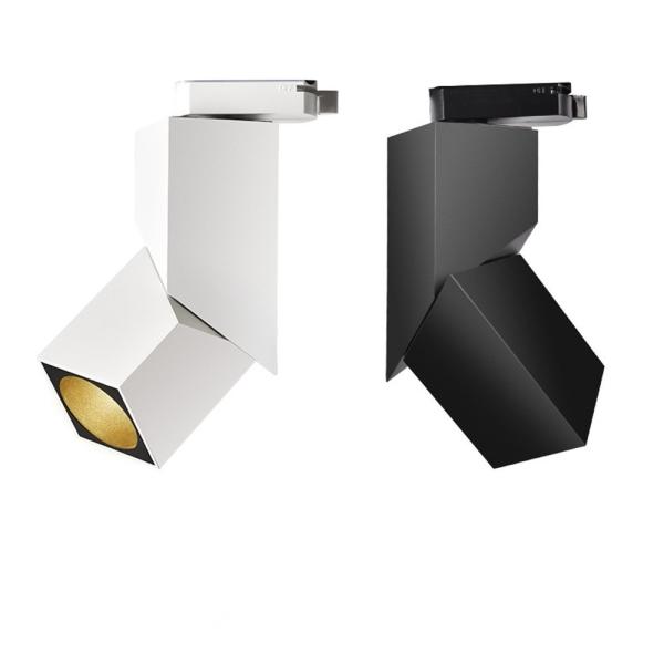 2 Phase Cob Led Track Light , Adjustable Angle Led Track Spotlights