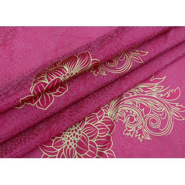 Custom Printed Mattress Ticking Tricot Knit Fabric 110gsm