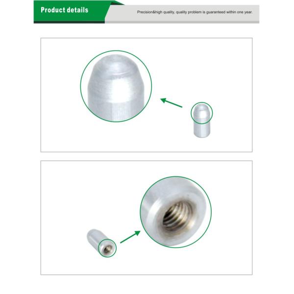 Internal Threaded Precision Locating Pins , Custom 316 Stainless Steel Dowel Pins
