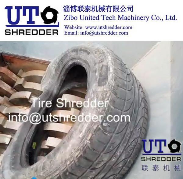 Tyre shredder/Tyre recycling line/Tyre recycling machine/tyre cutting machine