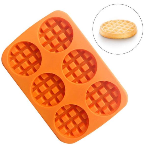 Eco Friendly Platinum Curing Silicone Waffle Mold / Food Safe Silicone Mold LFGB