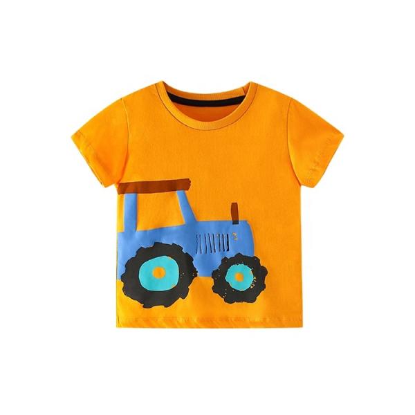 1.3M 51in Children'S Sports Shirts Short Sleeve Sport Breathable Cartoon Print