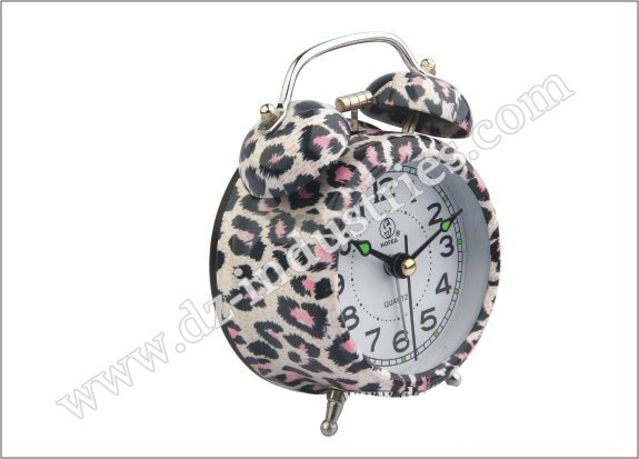 Quartz clock Floral alarm clock with 6 designs