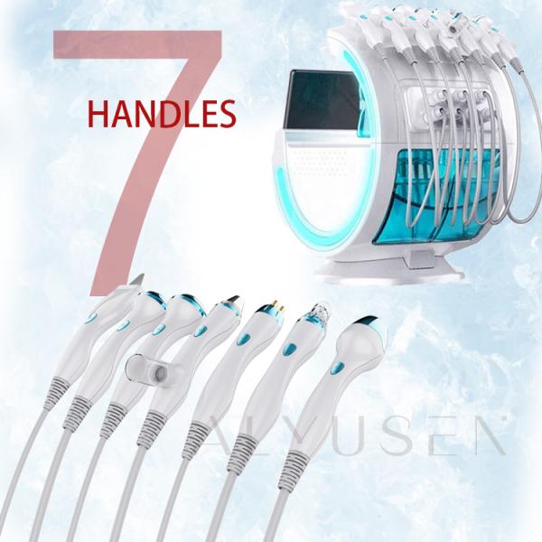 Машина красоты сини льда H2O2, Aqua кислорода слезает машину Hydrodermabrasion лицевую