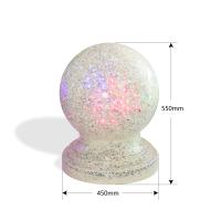 O construtor da bola de Dura Art Stone Bollards Shinning Stone do granito do diodo emissor de luz ilumina nossas vidas