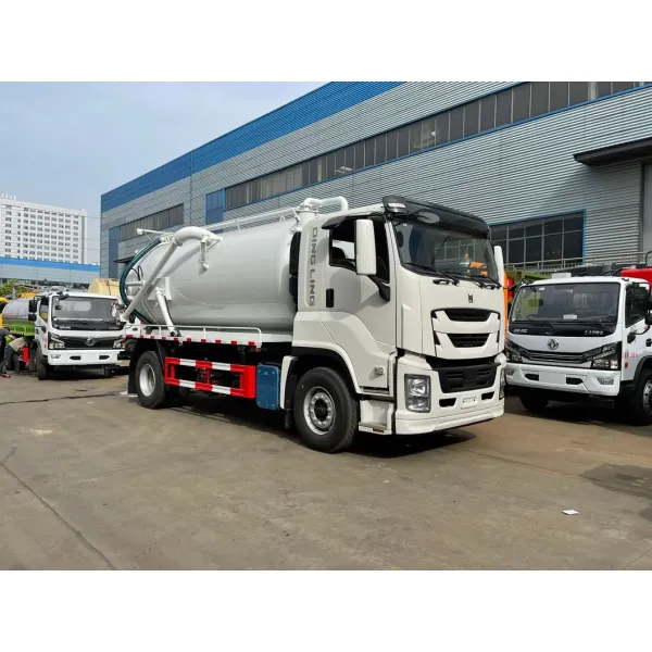 Isuzu 4X2 Septic Tank Suction Truck, 4-Cube Vacuum Sewage Truck, Sewage Tank Truck, Sewer Jet Truck, Vacuum Sewage Truck Manufacturer