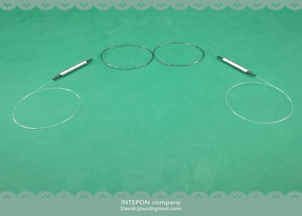 In line polarizer, 1064nm, SM98-PS-U25A fiber, slow axis working, fast axis blocked, 0.6dB insertion loss.