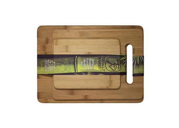 Factory Direct Sell Thick  Wooden Bamboo Cutting Board chopping board set