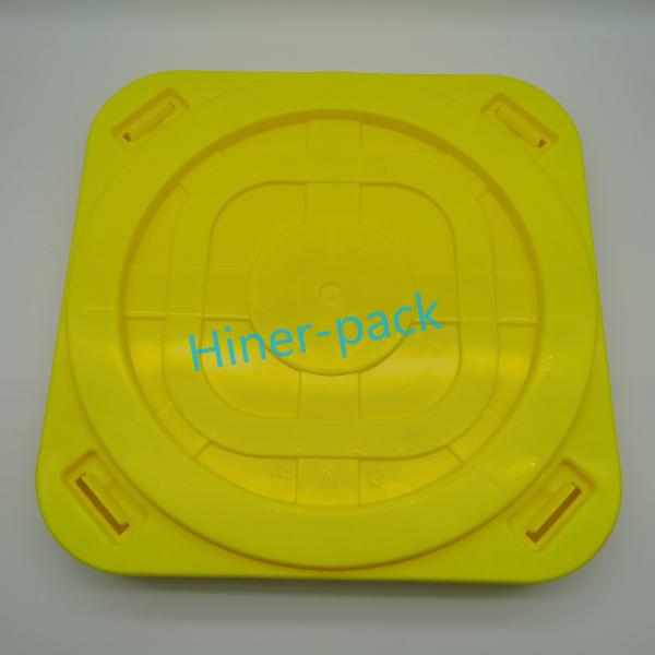 Colorful Conductive PP Material Horizontal Wafer Shipper With Upper And Lower Cover