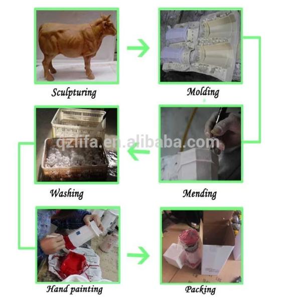 Anunció las estatuas de las setas de la fibra de vidrio del tamaño, limpieza fácil de las estatuas gigantes de la fibra de vidrio