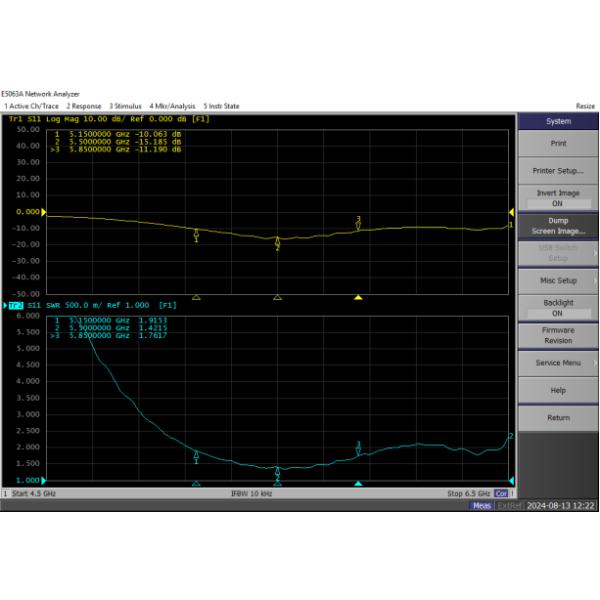 2.4G 5.8G Wifi6 Antenna Wifi Direccional Exterior MIMO 13dbi H+V Cuatro puertos MIMO 4xN-K